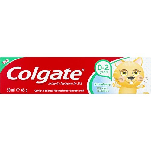 Colgate Kids 0 - 2 Years Anticavity Strawberry Toothpaste 50ml - Omninela.co.za