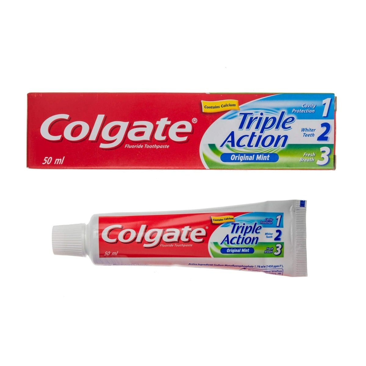 Toothpaste Colgate Circle Colgate Triple Action Toothpaste 50ml | Omninela Medical — Omninela.co.za
