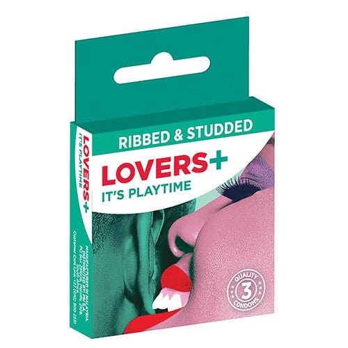 Condom Lovers Plus Ribbed & Studded 3 - Omninela.co.za