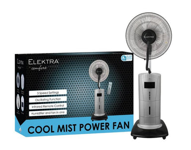 Cool Mist Power Fan 1.5 Litre 100W - Elektra - Omninela.co.za