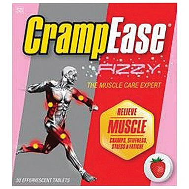 Crampease Fizzy Effervescent Tablets 30 Strawberry - Omninela.co.za