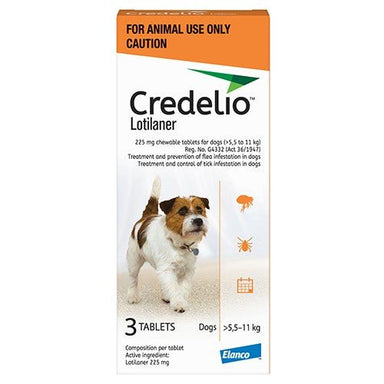 Credelio For Medium Dogs - Chewable Tablets - 5.5Kg - 11Kg - 3 Pack - Omninela.co.za
