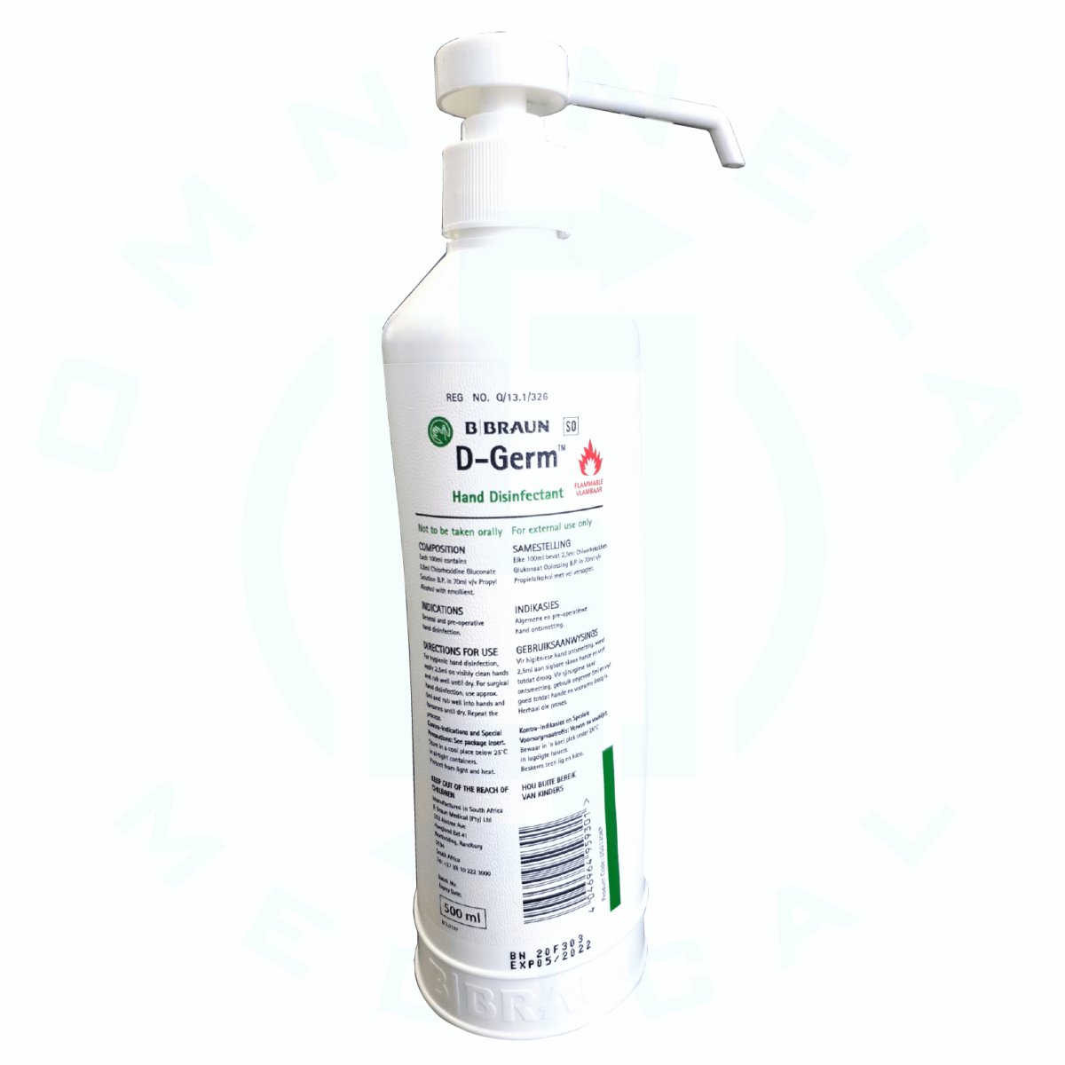 D - Germ Solution 500ml with pump - Omninela.co.za