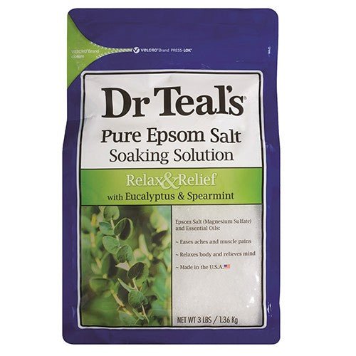 Dr Teal's eucalyptus & spearmint epsom salts 1.36Kg - Omninela.co.za