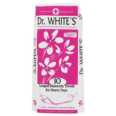 Dr Whites San Towels Maternity Looped 10 - Omninela.co.za