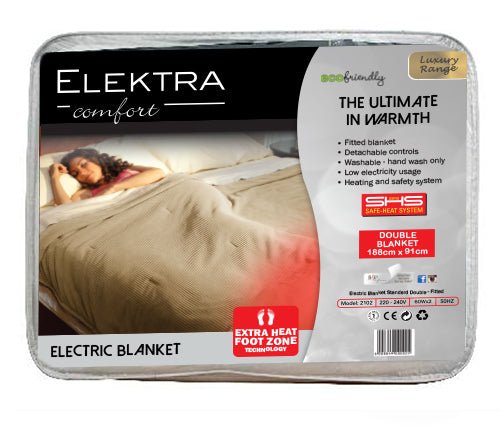 Electric Blanket - Standard Fitted - Elektra - Omninela.co.za