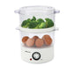 Emtronics 2 Tier Healthy Cooking Food Meat Vegetable Steamer 4 Litre Timer - Omninela.co.za