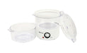 Emtronics 2 Tier Healthy Cooking Food Meat Vegetable Steamer 4 Litre Timer - Omninela.co.za