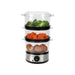 EMtronics 3 Tier Food Meat Fish Veg Steel Steamer 6 Litre with Timer - Omninela.co.za