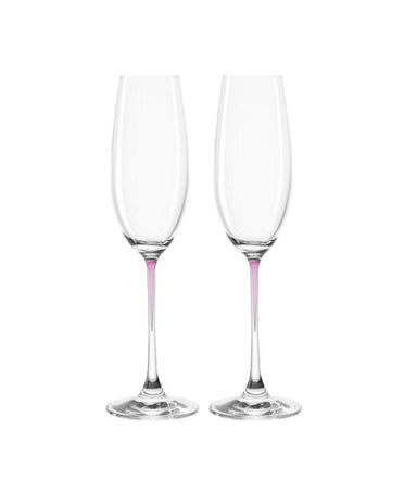 leonardo-clear-champagne-glass-with-purple-stem-la-perla-set-of-2