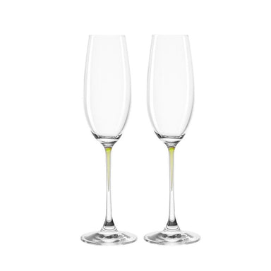 leonardo-clear-champagne-glass-with-green-stem-la-perla-set-of-2