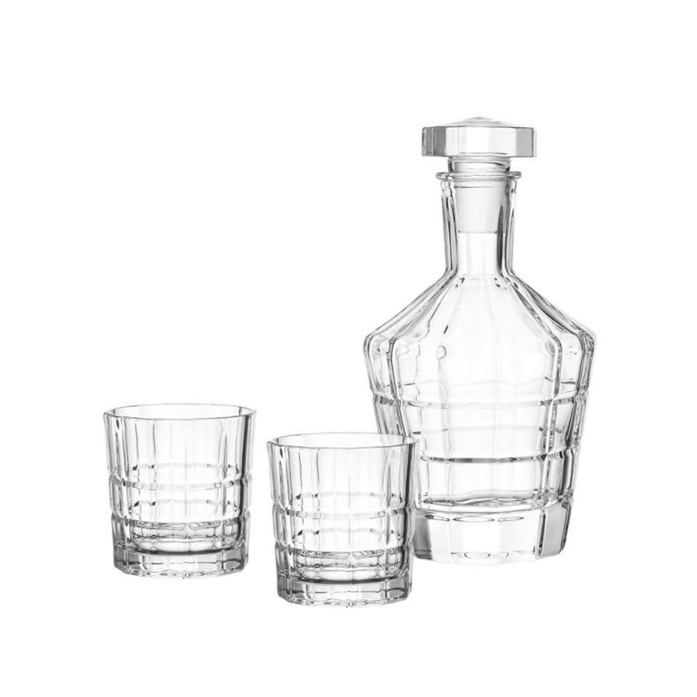 leonardo-whisky-decanter-and-tumbler-set-spiritii-three-pieces