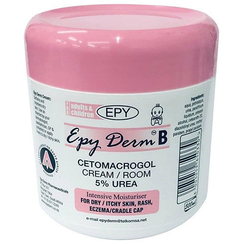 Epy Dem Epy Derm B +5% Urea Ceto Cream 500ml | Omninela Medical — Omninela.co.za
