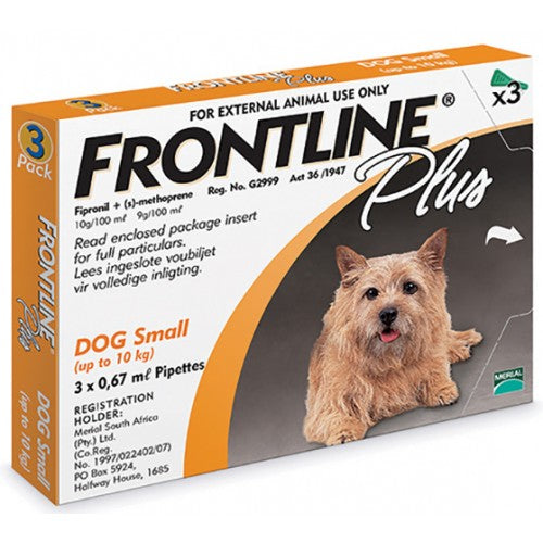 Frontline Plus Puppy Small Dog Tick Flea Spot-On Treatment - Main Image