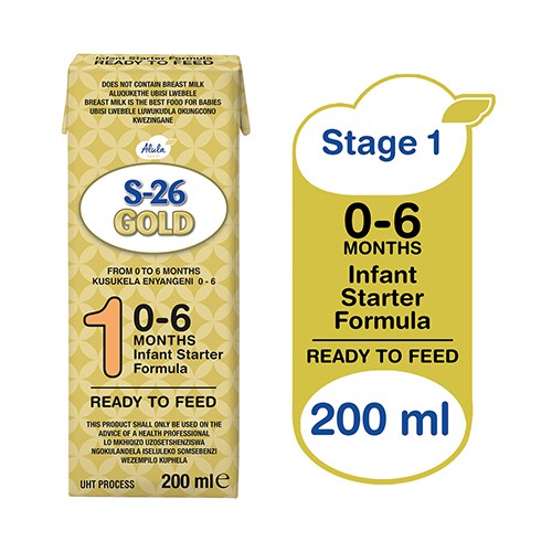 S-26 Gold Stage 1 Inf Start Rtf - 200ml I Omninela Medical — Omninela.co.za
