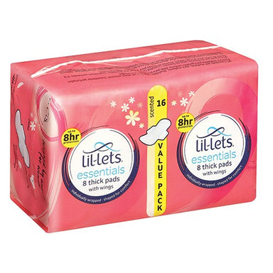 Lil-Lets Economy Pads Scented V/P 16 I Omninela Medical