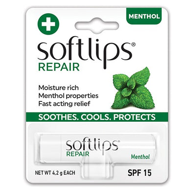 Softlips Repair Lip Balm Menthol 4.2g 1 I Omninela Medical