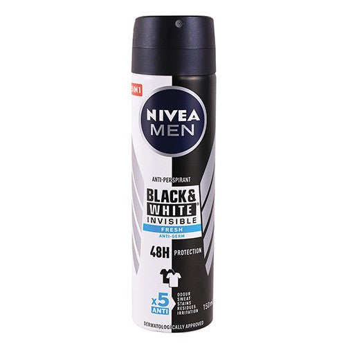 Nivea Men Deo Invis Black&White Fresh 150 I Omninela Medical