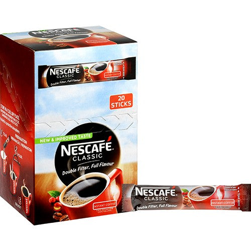 Nescafé Classic Instant Coffee Sticks 20 Pack x 1.8g I Omninela Medical —