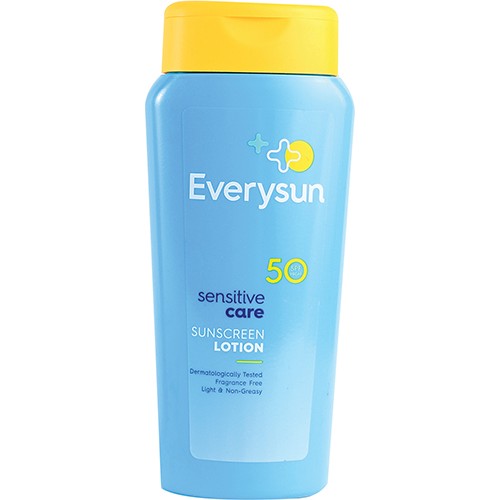 Everysun Sensitive Care Lot Spf50 200 ml   I Omninela Medical