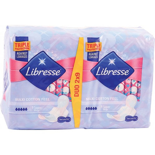 Libresse Maxi Cotton Feel Super 18 I Omninela Medical