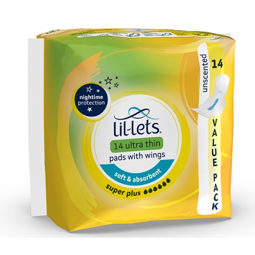 Lil-Lets Ultra Super Plus Unscented 14 I Omninela Medical