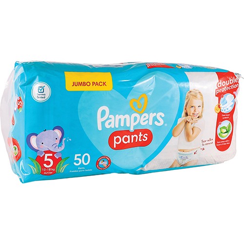 Pampers Active Baby Pants Size Jumbo Pack 50's I Omninela