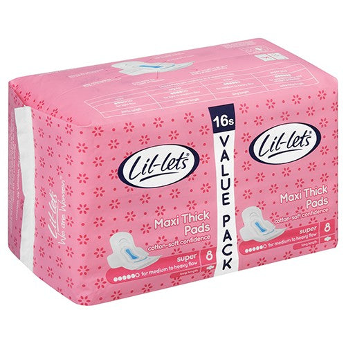 Lil-Lets Maxi Super 16 Unscented | Omninela Medical — Omninela.co.za