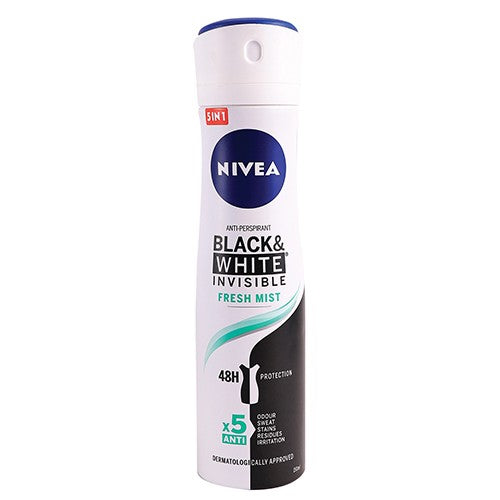 Nivea Deo Invis Blck&White Fresh Mst 150 I Omninela Medical