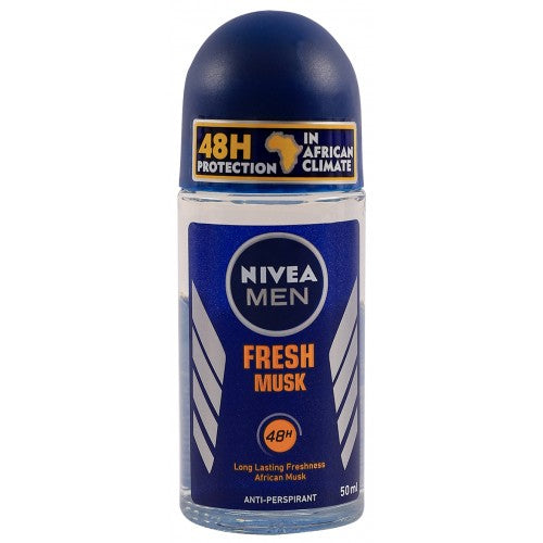 Nivea Deo Men Fresh  Musk Roll-On 50 ml   I Omninela Medical