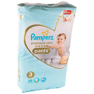 pampers-premium-care-pants size-3 midi -6-11kg-value-pack -56 nappies
