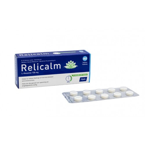 Relicalm 40 Tablets I Omninela Medical — Omninela.co.za