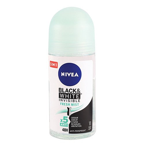 Nivea Invis Blck&Whte Fresh Mst Roll-On 50 I Omninela Medical