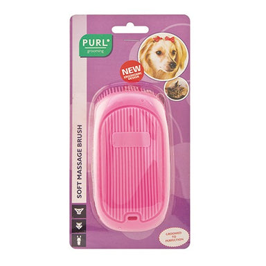 purl-soft-massage-brush-pink-dog-and-cat
