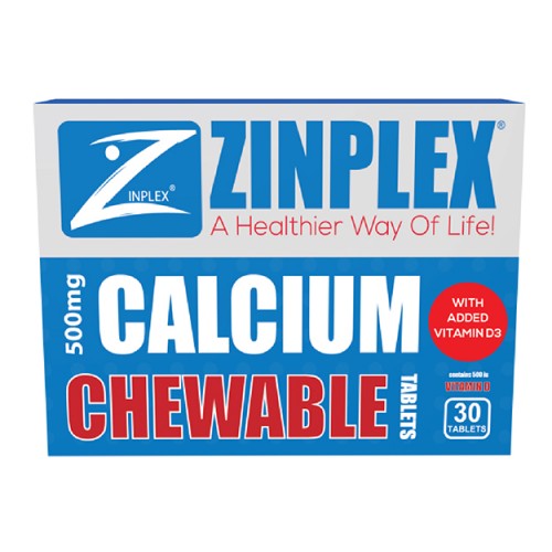 Zinplex Chew Calcium Tablets Vitamin D3 30 I Omninela Medical