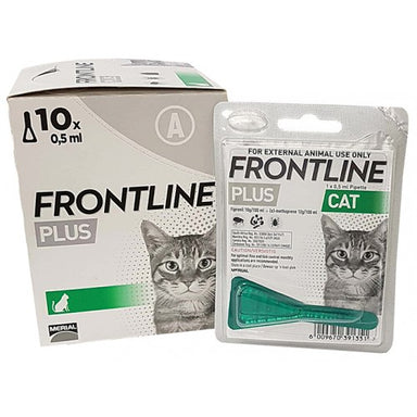 frontline-plus-cat-tick-flea-treatment-10-pack