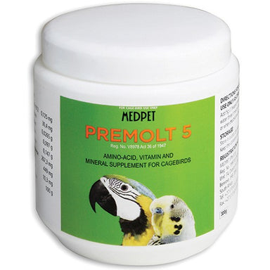 medpet-premolt-5-prevents-feather-plucking-in-birds-100g-powder