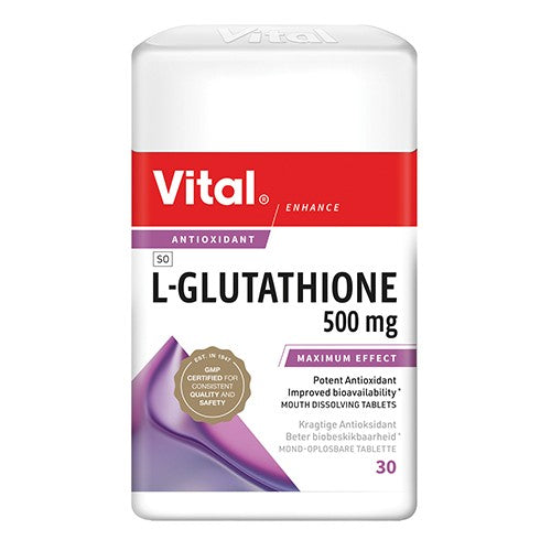 Vital L-Glutathione 500 mg 30 Tablets I Omninela Medical —