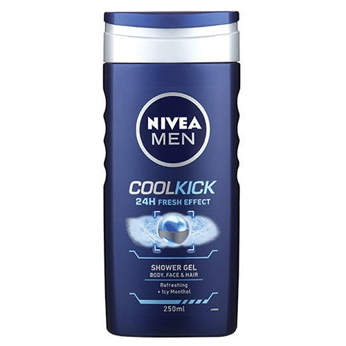 Nivea Bath Cool Kick For Men 250 ml   I Omninela Medical