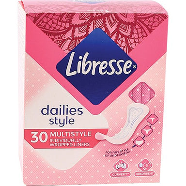 Libresse Pantyliner Multistyle Normal 30 I Omninela Medical