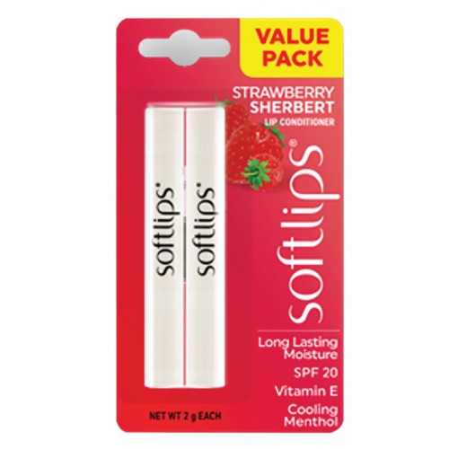 Softlips Lip Balm Strawberry Shbert Vap | Omninela Medical