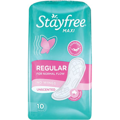 Stayfree Maxi Thick Unscent No Wings 10 I Omninela Medical