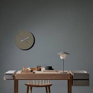 blomus-rim-wall-clock-40cm-tarmac-&-steel-grey