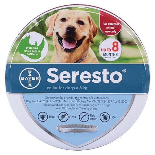 Seresto Dog Large - > 8kg - For 8-Month Tick & Flea Collar