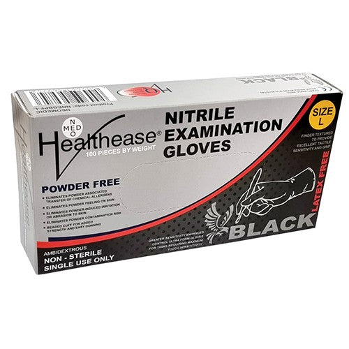 Black Nitrile Surgical Glove - Powder Free (Non-Latex)