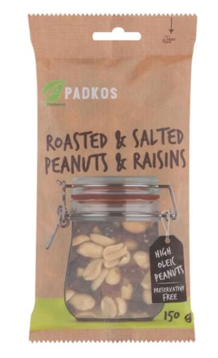 Peanut Roasted & Salt 150g x 10 Padkos I Omninela Medical — Omninela.co.za