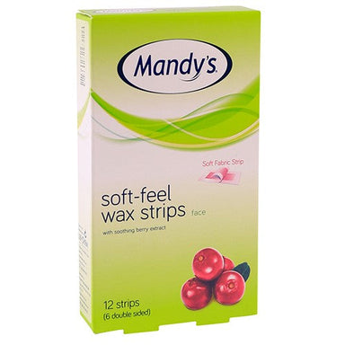 Mandys Soft Feel Wax Strips Face 12 I Omninela Medical