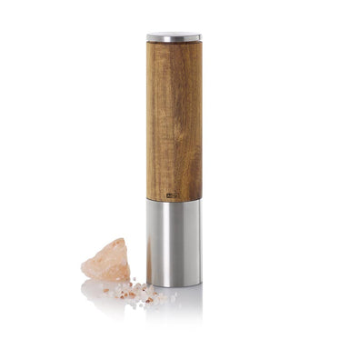 AdHoc Electric Salt or Pepper Mill in AcaciaWood & Stainless Steel - eMill.5