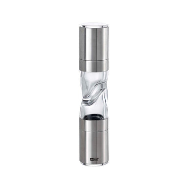 AdHoc 2in1 Salt and Pepper Mill with CeraCut Grinder - DUOMILL PURE 4.5x22cm