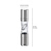 AdHoc 2in1 Salt and Pepper Mill with CeraCut Grinder - DUOMILL PURE 4.5x22cm
